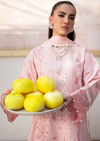 SDKH-03 - Pink Oasis - Readymade- Luxe Lawn Eid Collection 2024 - Memsaab Online