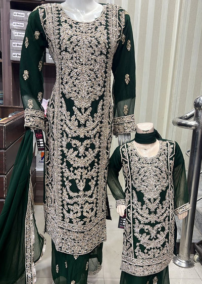 Shaz1844 - Readymade - Chiffon - Mummy n Me Outfit - Memsaab Online