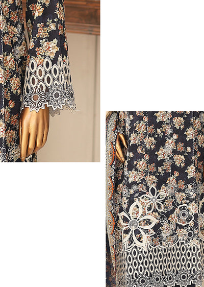 BDST-03- Readymade - Bin Saeed Lawn Kari Embroidered Collection 2024 - Memsaab Online