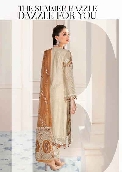 N-503-R - Readymade - Ramsha Nayab Weightless Chiffon Vol 5 2024 - Memsaab Online