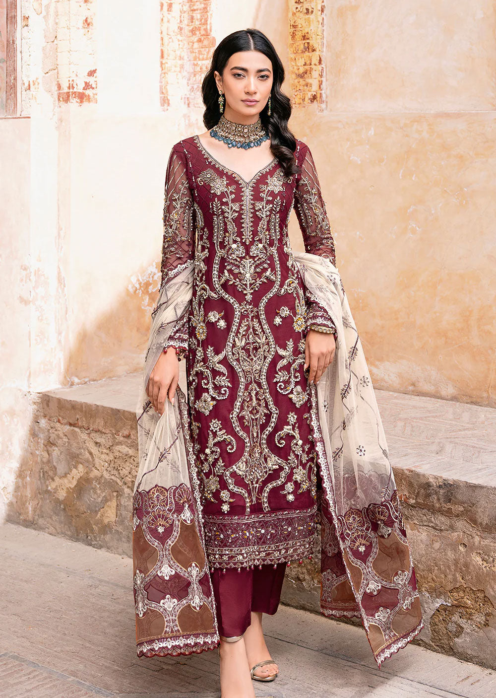 H-203-R - Readymade - Luxury Wedding Collection by Ramsha Vol 02 2023 - Memsaab Online