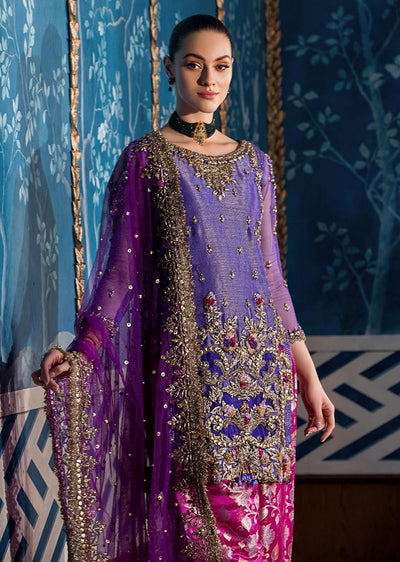 P-268 - Purple - Readymade - Khuda Baksh Ouftit - Memsaab Online