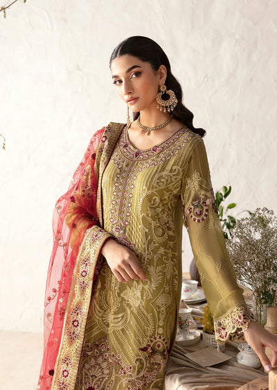 D-1203-R - Readymade - Rangoon by Ramsha Chiffon Collection Vol 12 2024 - Memsaab Online