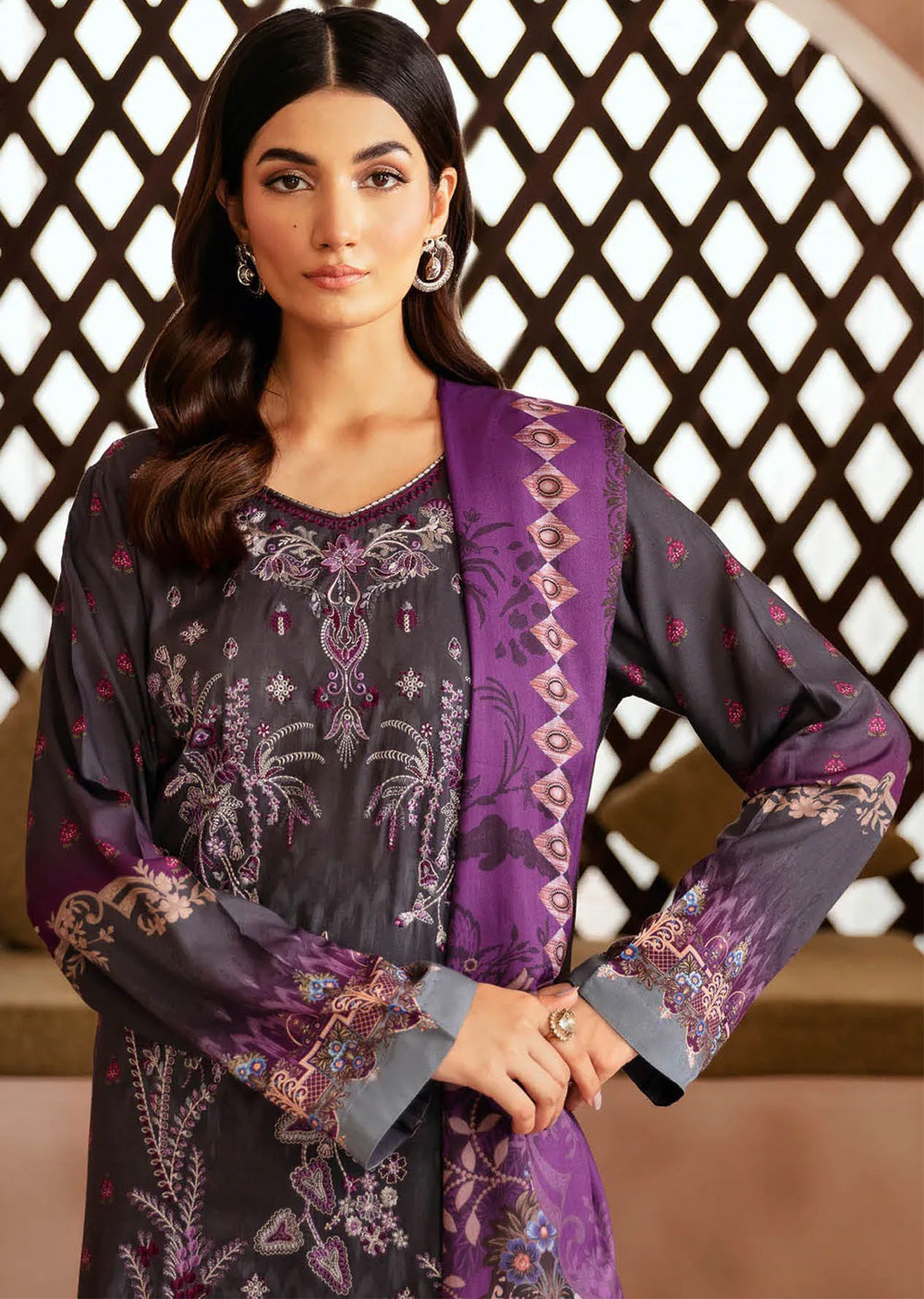 J-303 - Unstitched - Riwaj by Ramsha Volume 3 2024 - Memsaab Online