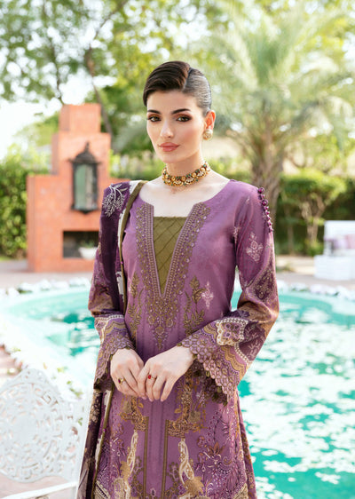 GLL-24V-03 - ESMERAY - Unstitched - The Summer Glow Lawn Collection 2024 - Memsaab Online