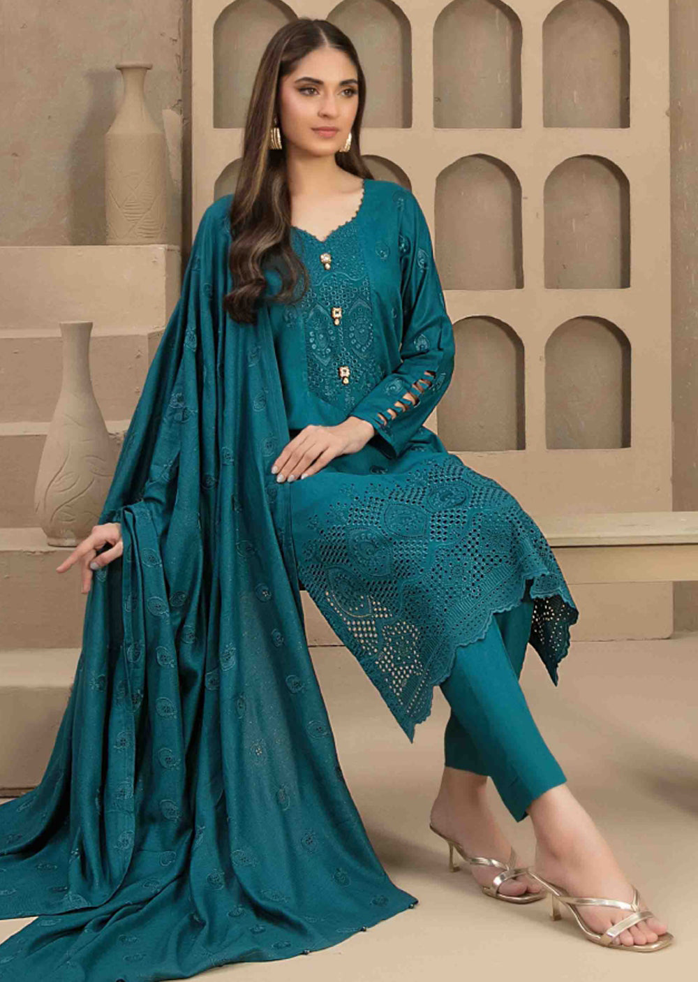 D-9803-R - Readymade - Tabeer By Tawakkal Collection 2024 - Memsaab Online