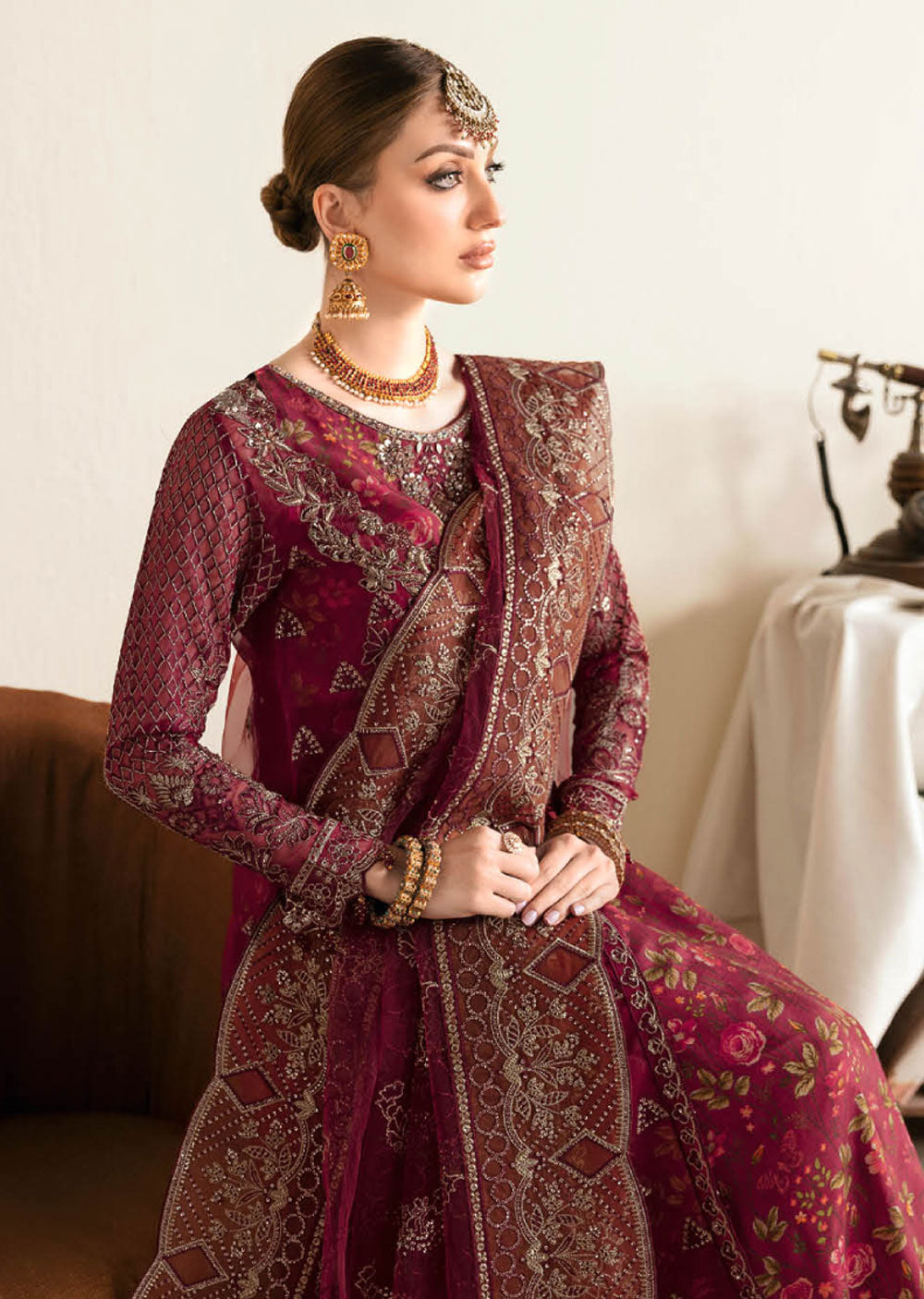 D-103 - Unstitched - Ramsha Festive Collection Vol 01 2024 - Memsaab Online