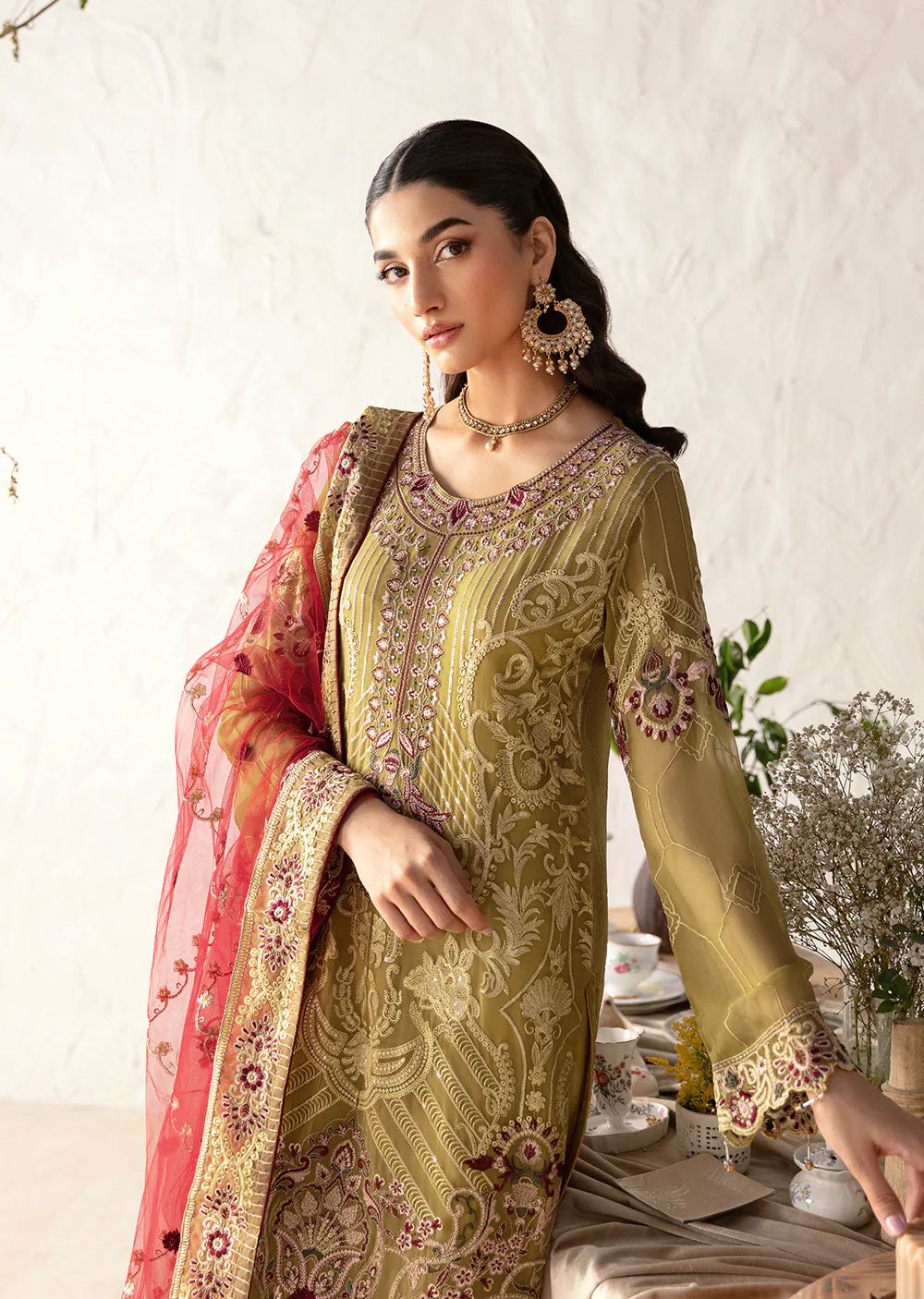 D-1203 - Unstitched - Rangoon by Ramsha Chiffon Collection Vol 12 2024 - Memsaab Online