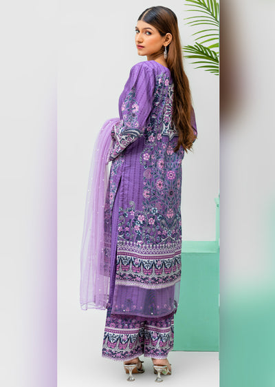 RMJ-03 - Readymade - Rangz Printed Lawn Suit 2025 - Memsaab Online