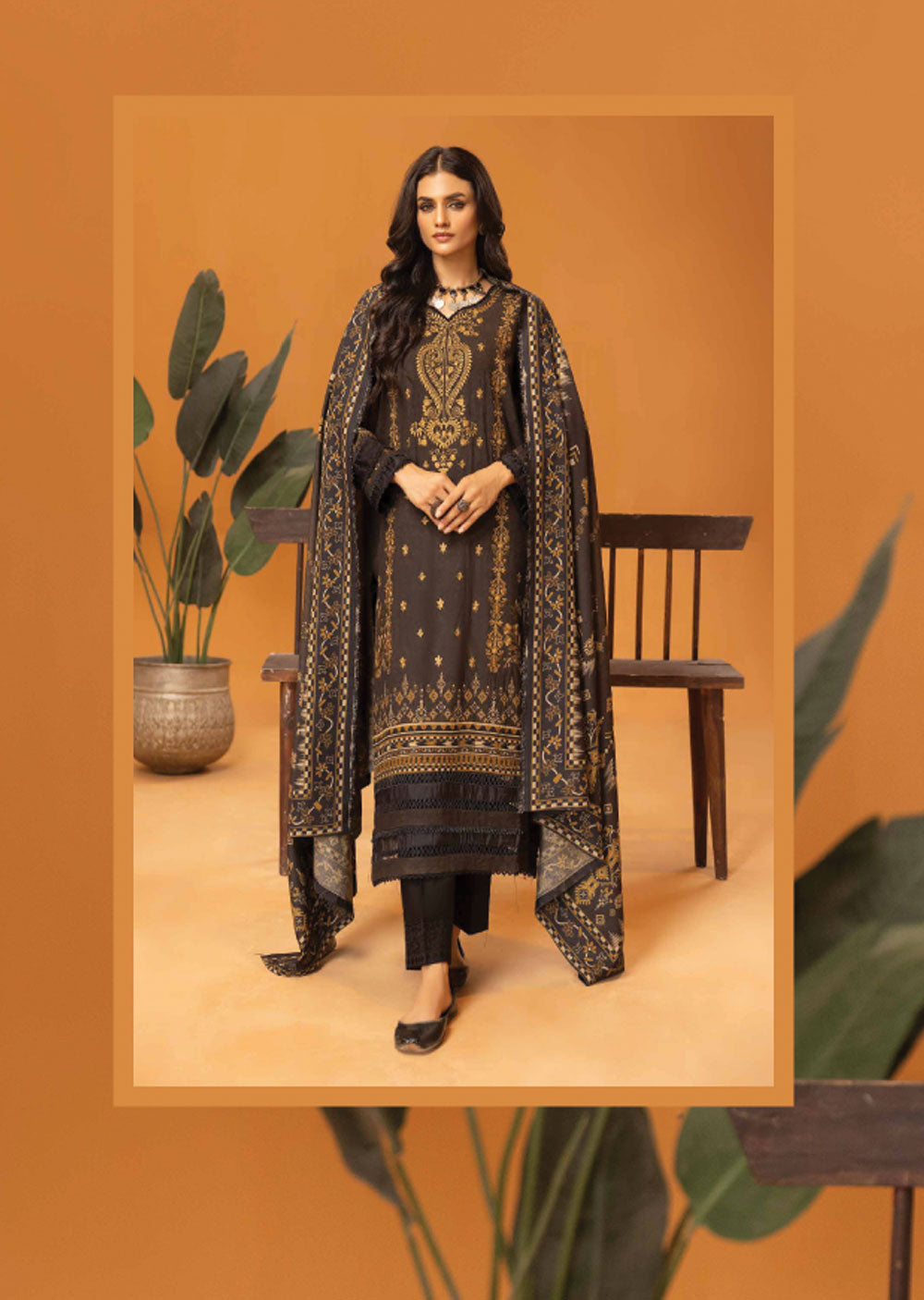 JH-188 - Unstitched - Roop Collection by Johra 2024 - Memsaab Online