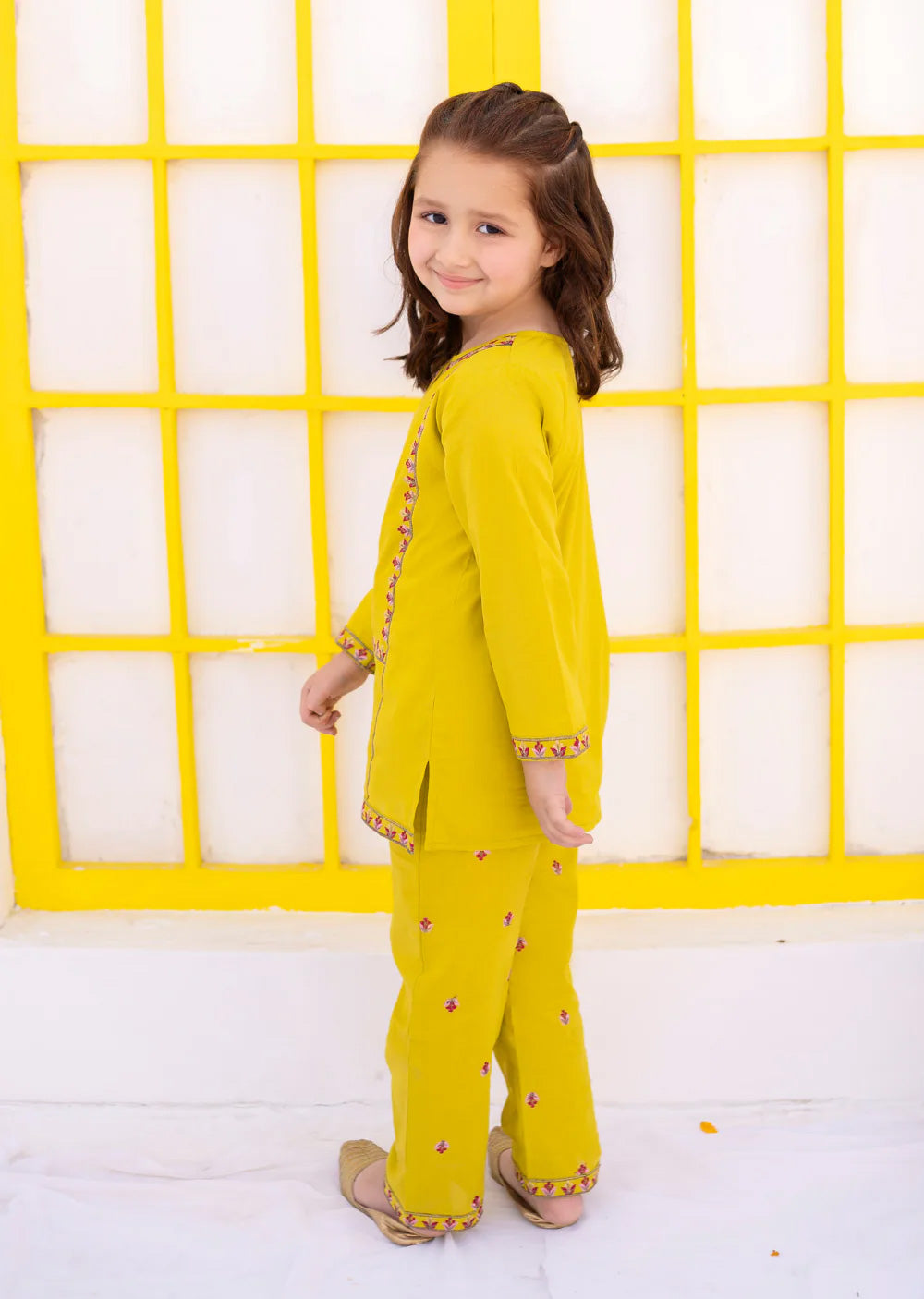 Sunlee - Readymade Kids Suit by Garnet 2024 - Memsaab Online