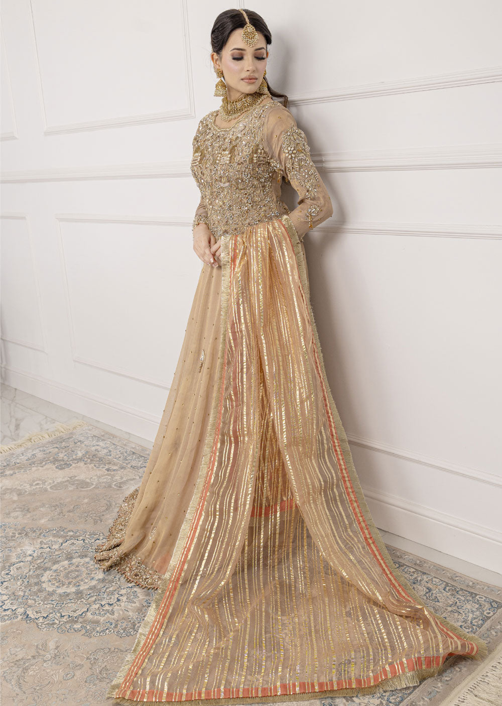 SRB1203 - Shama - Nude Sehrish.B Designer - Memsaab Online