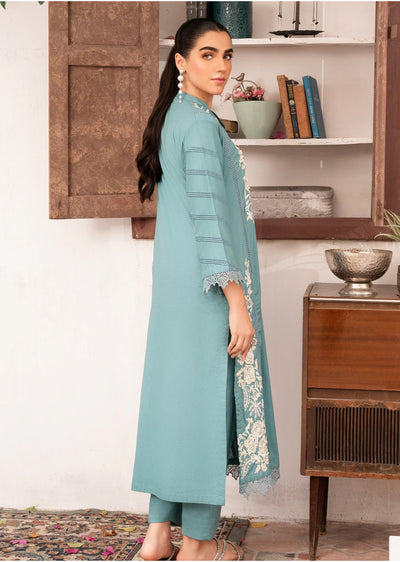 SBMT-05 - Aquamarine - Readymade - 2 Piece Sahiba by Mirza Suit 2025 - Memsaab Online