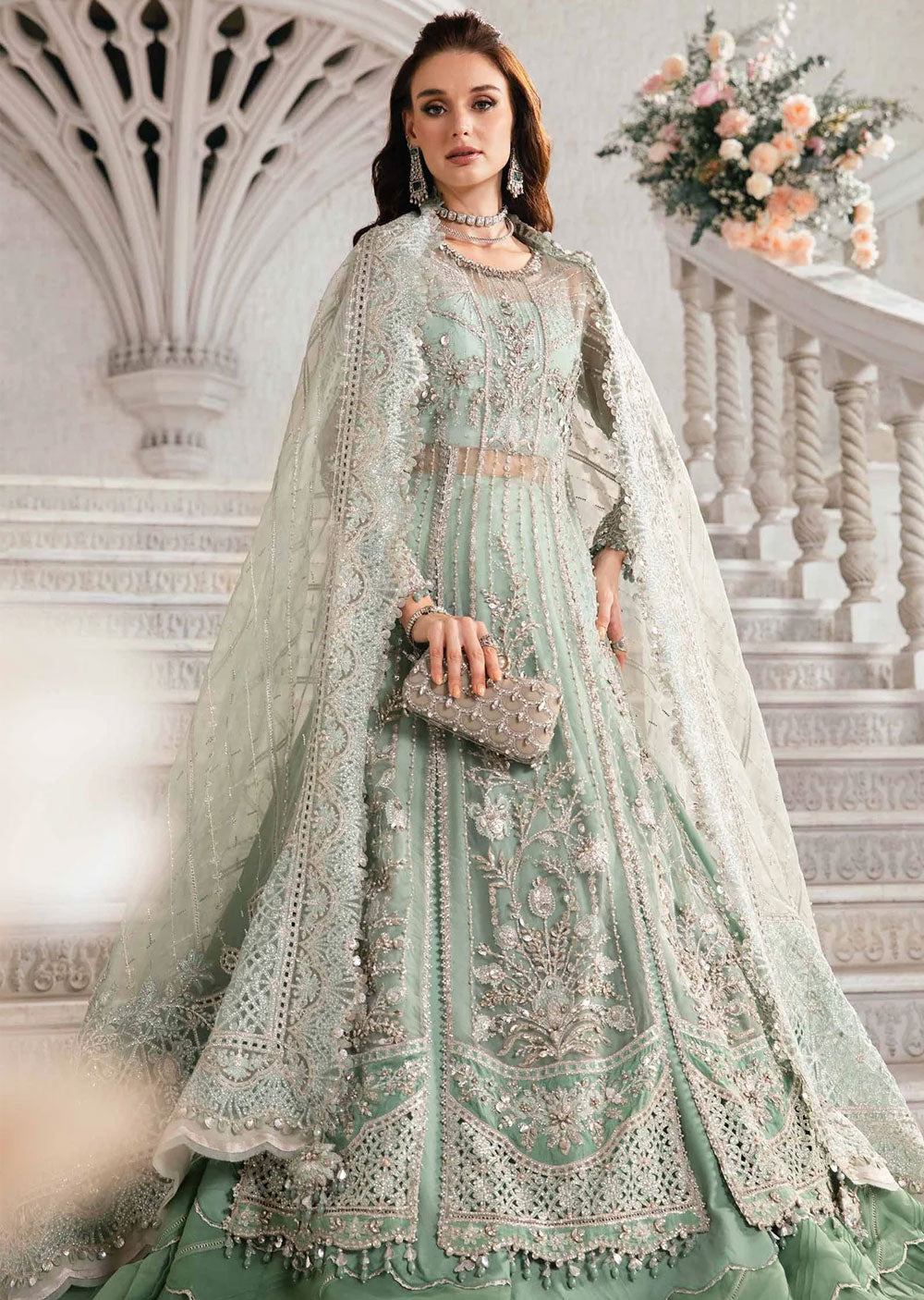 BD-2803-R Maria B Eid Collection 2024 - Memsaab Online