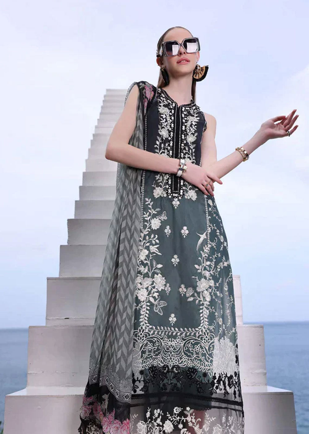 MLY-03 - Readymade - Maria B Inspired Suit 2024 - Memsaab Online