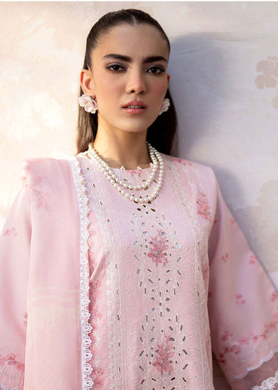 SDKH-03 - Pink Oasis - Readymade- Luxe Lawn Eid Collection 2024 - Memsaab Online