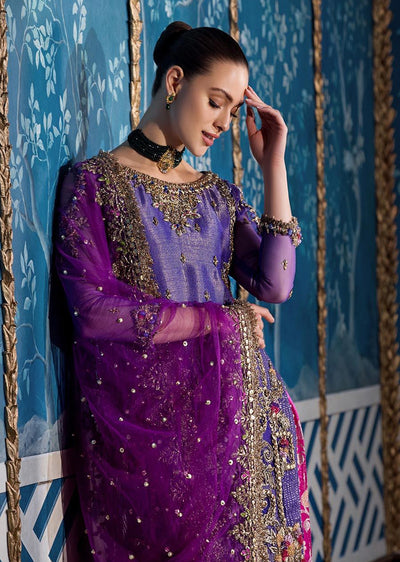 P-268 - Purple - Readymade - Khuda Baksh Ouftit - Memsaab Online