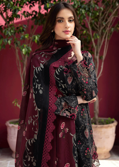 N-503 - Unstitched - Ramsha Rangrez Lawn Collection Vol 5 2024 - Memsaab Online