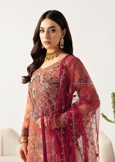 M-1103 - Unstitched - Ramsha Minhal Vol 11 2024 - Memsaab Online