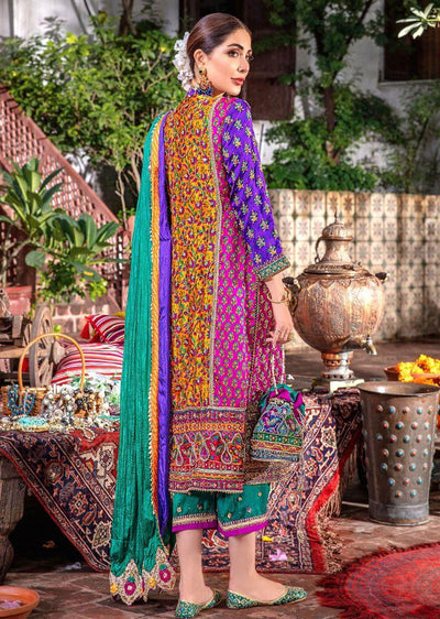 E-305 - Multi Color - Readymade - Khuda Baksh Creations 2024 - Memsaab Online