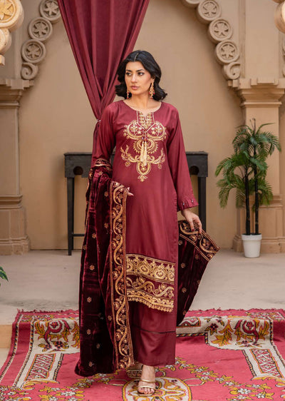 DAS-03- Readymade Rangz Dastaan Winter Suit 2025 - Memsaab Online