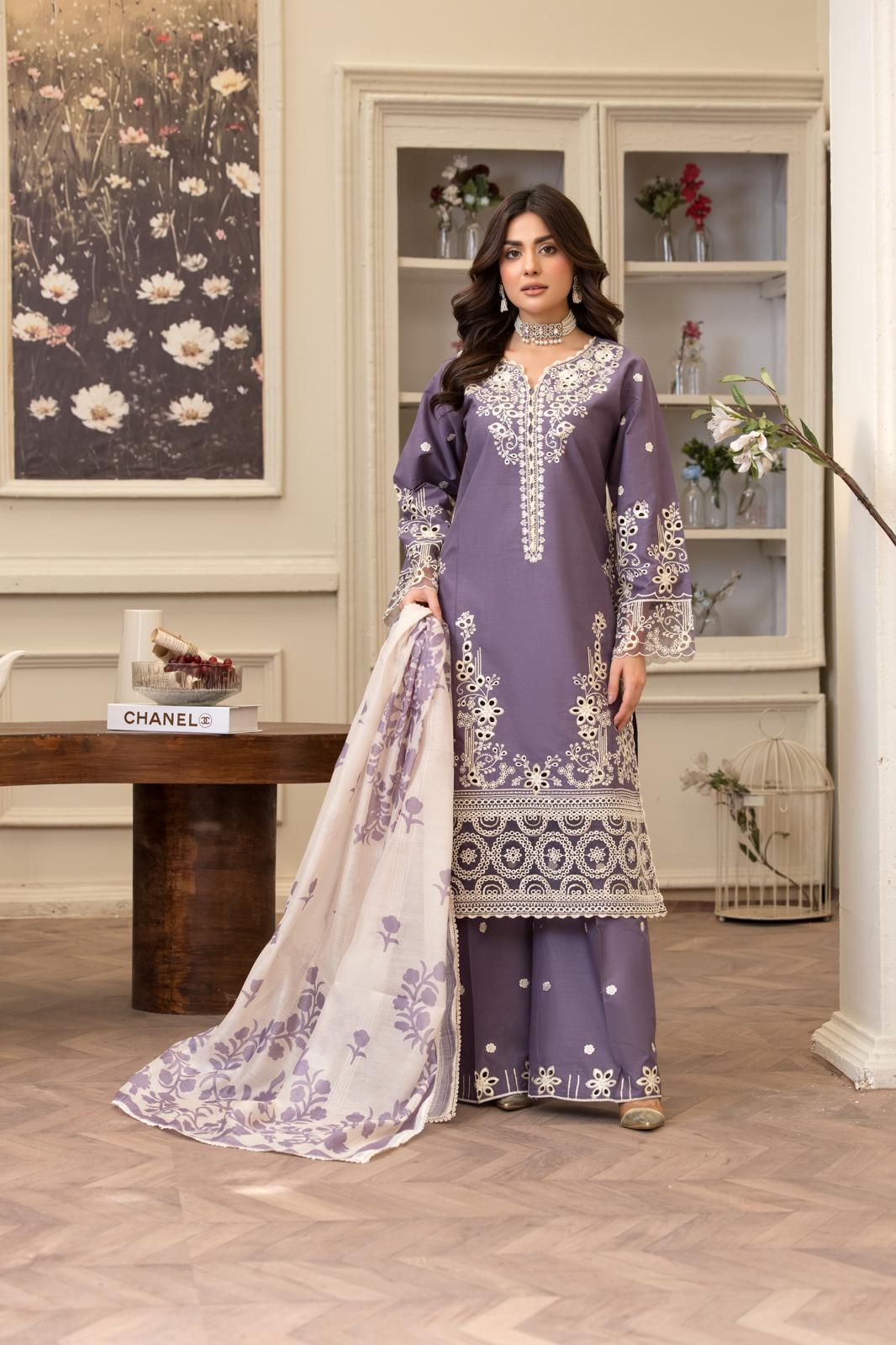 HRM-02 - Readymade Memsaab Formal Cotton Suit - Memsaab Online