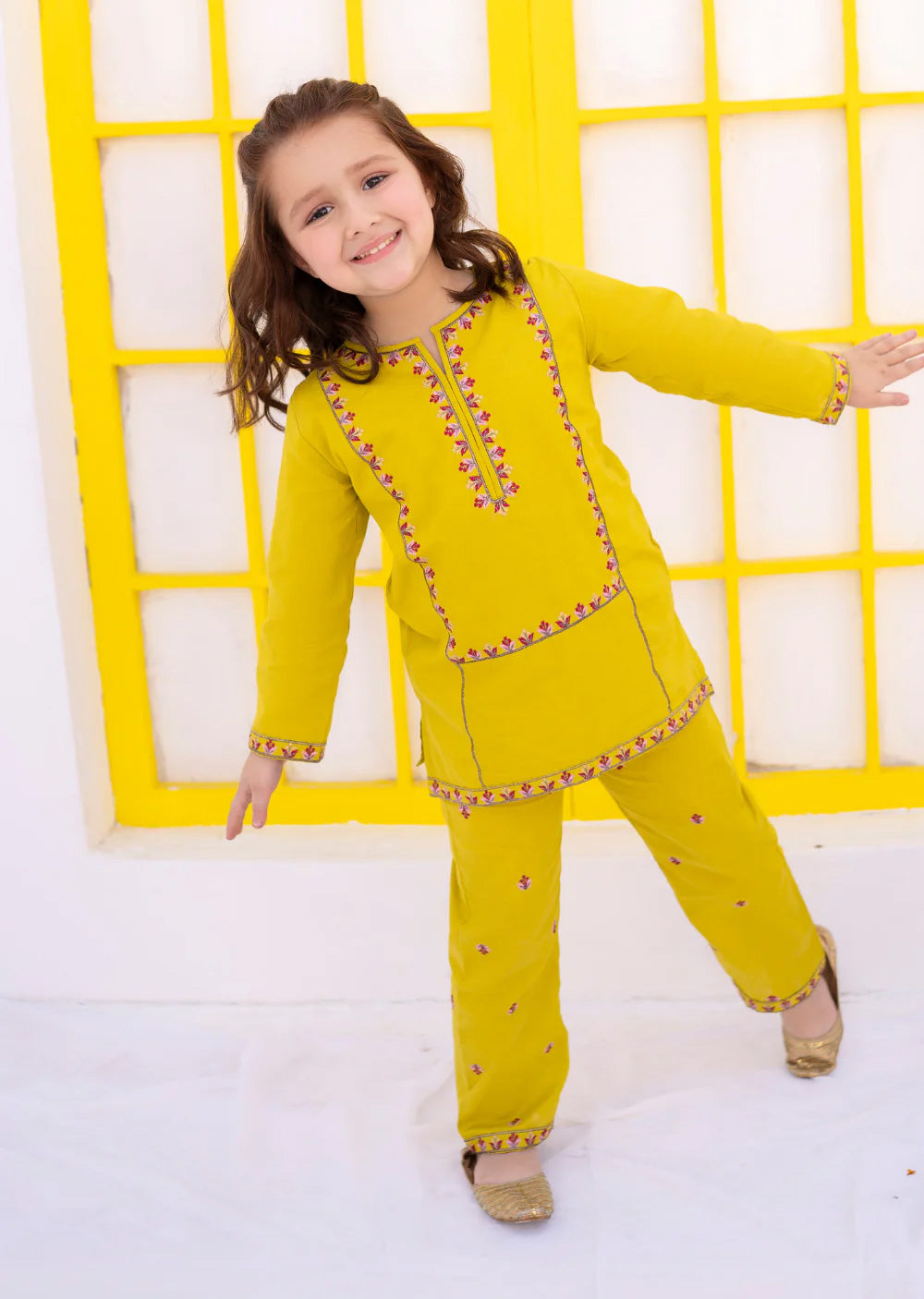 Sunlee - Readymade Kids Suit by Garnet 2024 - Memsaab Online