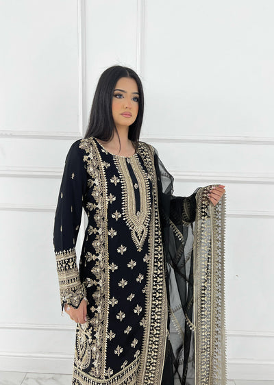 SAJN-03 Readymade - Sajni Organza Net Collection 2025 - Memsaab Online