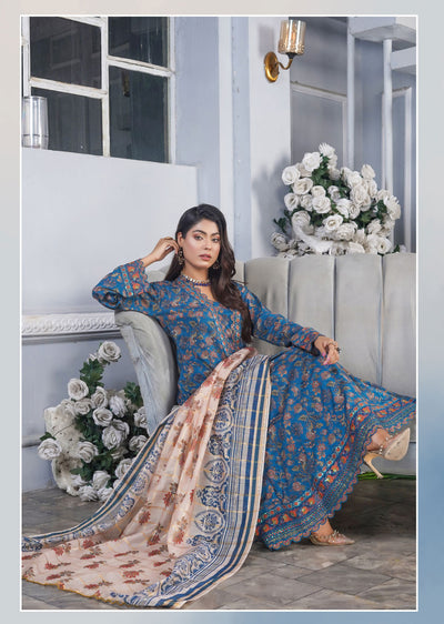 MNRD-03-R - Readymade - Munira Summer Lawn Collection 2024 - Memsaab Online