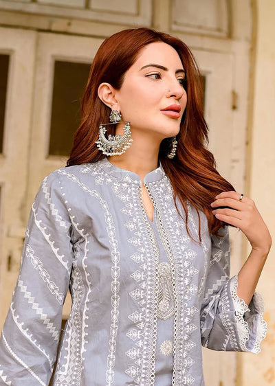 SBMD-03 - Nova Grey - Memsaab Formal Kaftan - Memsaab Online