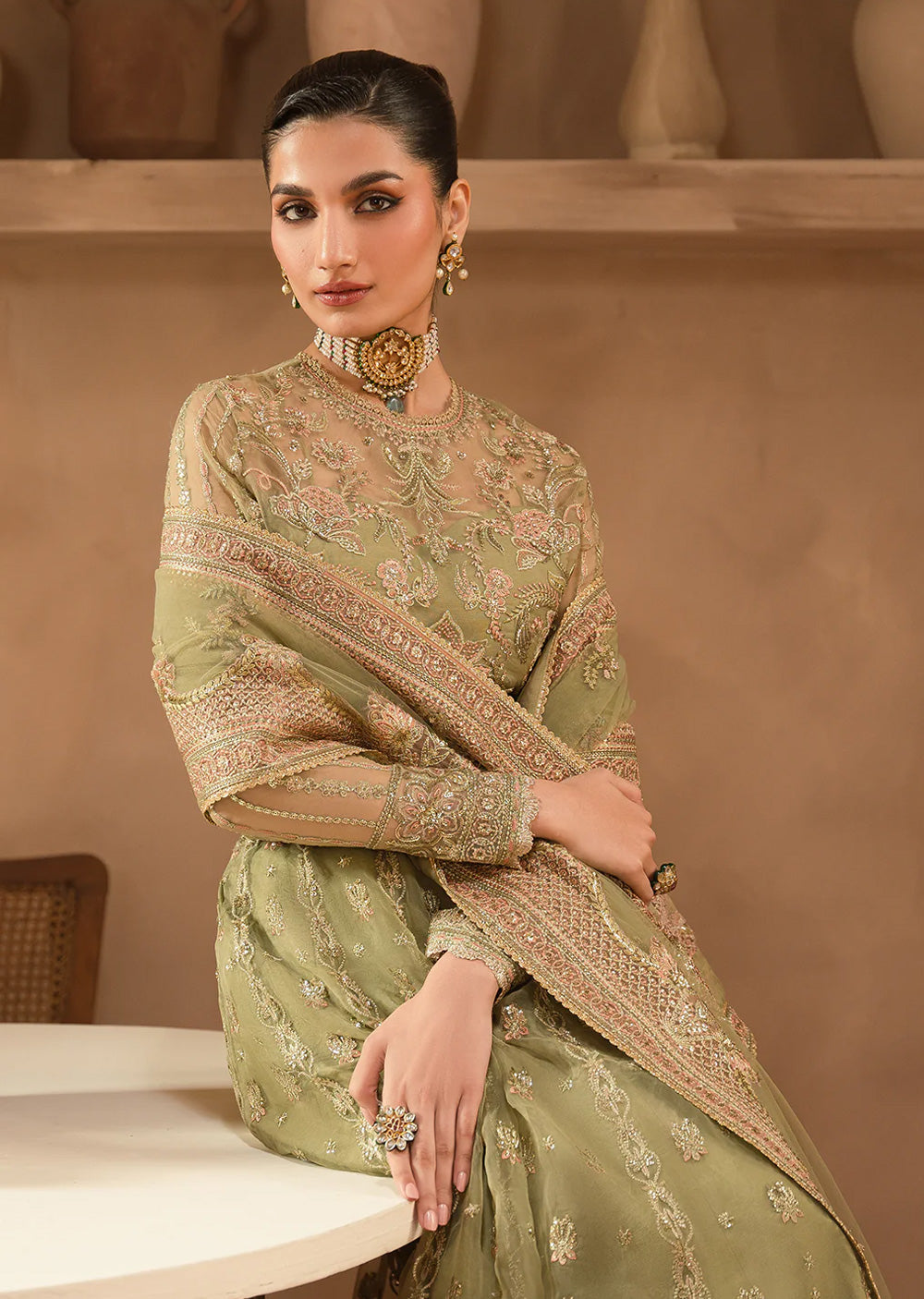 PNCT-03- Readymade - Panache Wedding Formals Collection by Ayzel 2024 - Memsaab Online