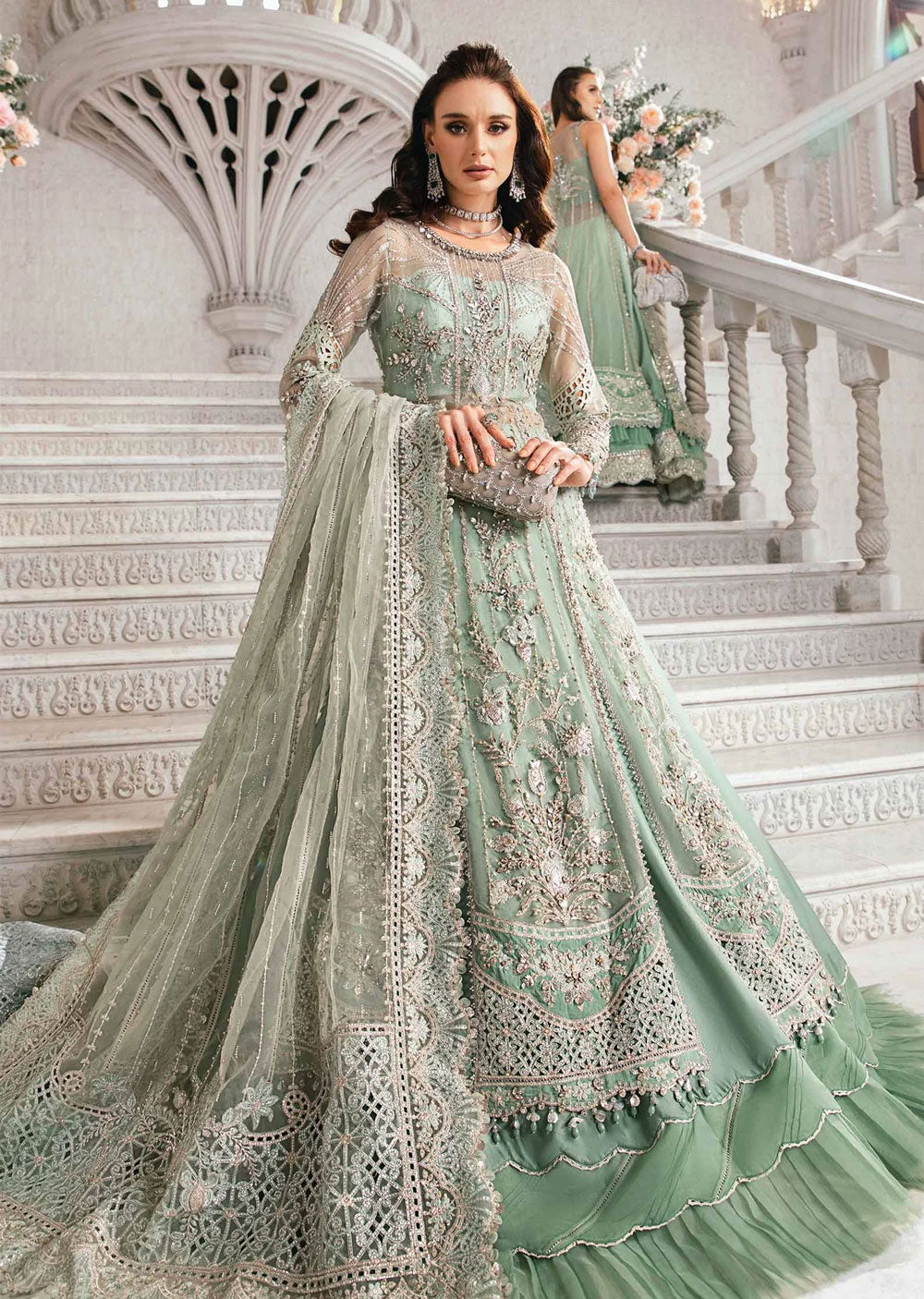 BD-2803-R Maria B Eid Collection 2024 - Memsaab Online