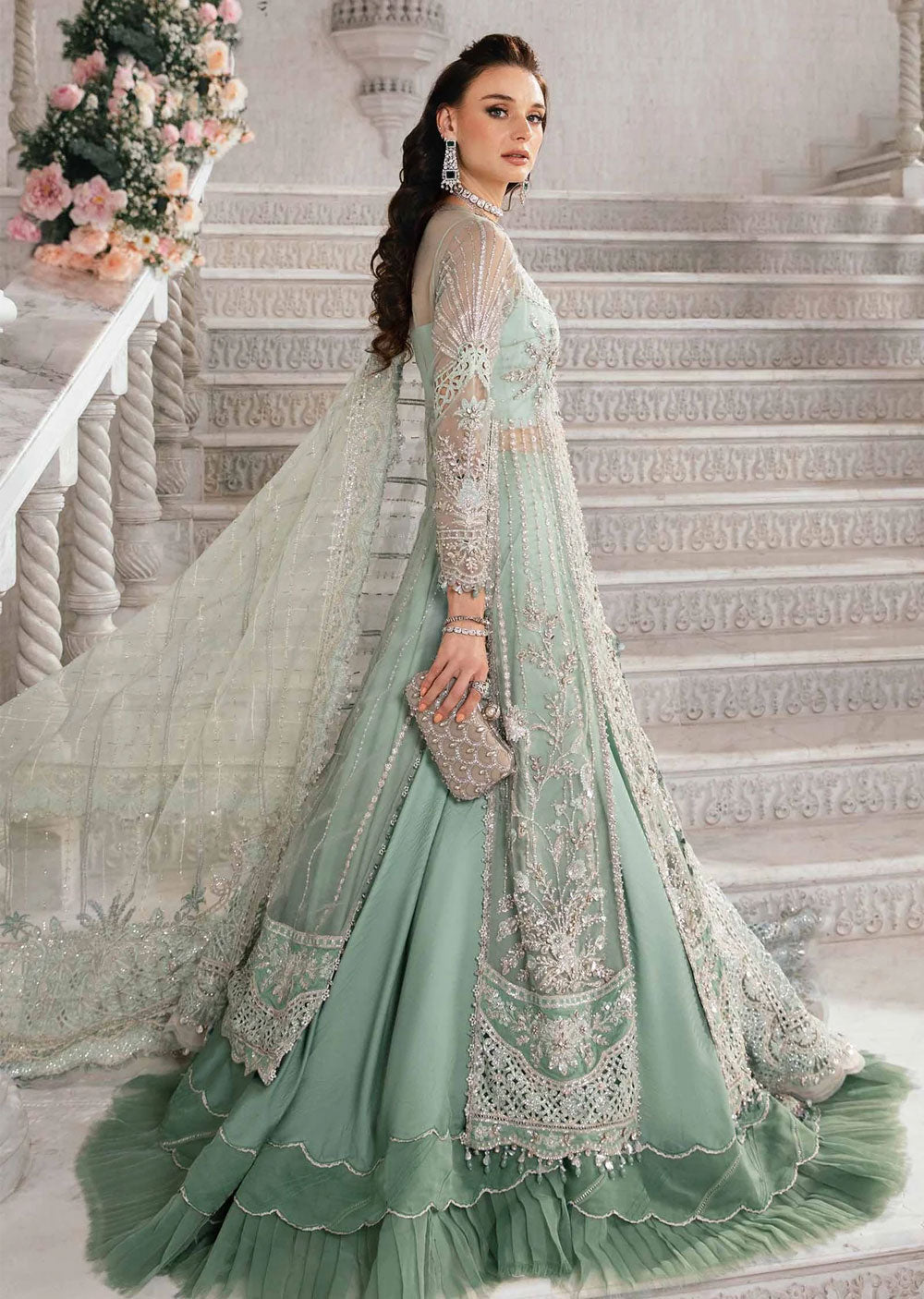 BD-2803-R Maria B Eid Collection 2024 - Memsaab Online