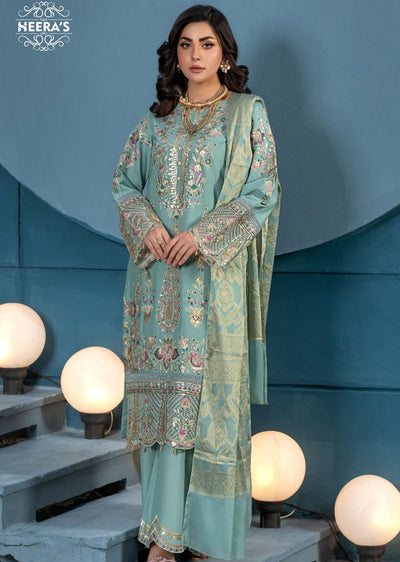 HSS-140 - Readymade Cotton Palazzo Suit - Memsaab Online