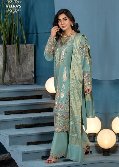 HSS-140 - Readymade Cotton Palazzo Suit - Memsaab Online