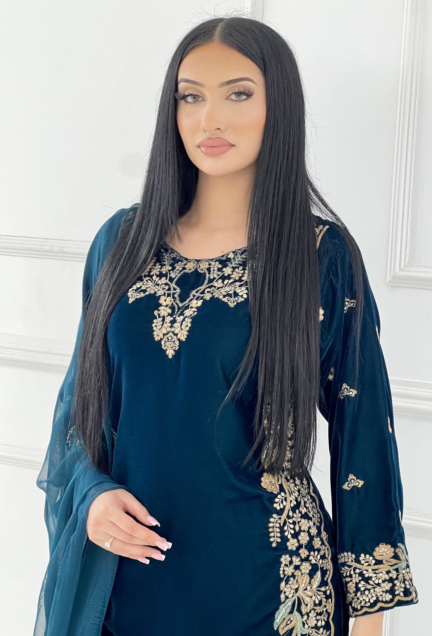 BPH-205 - Readymade Velvet Suit - Memsaab Online