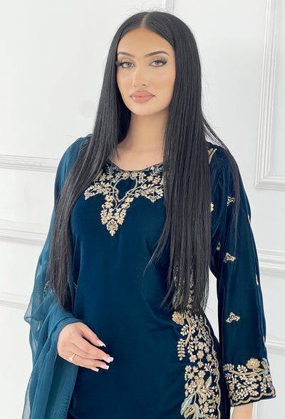 BPH-205 - Readymade Velvet Suit - Memsaab Online