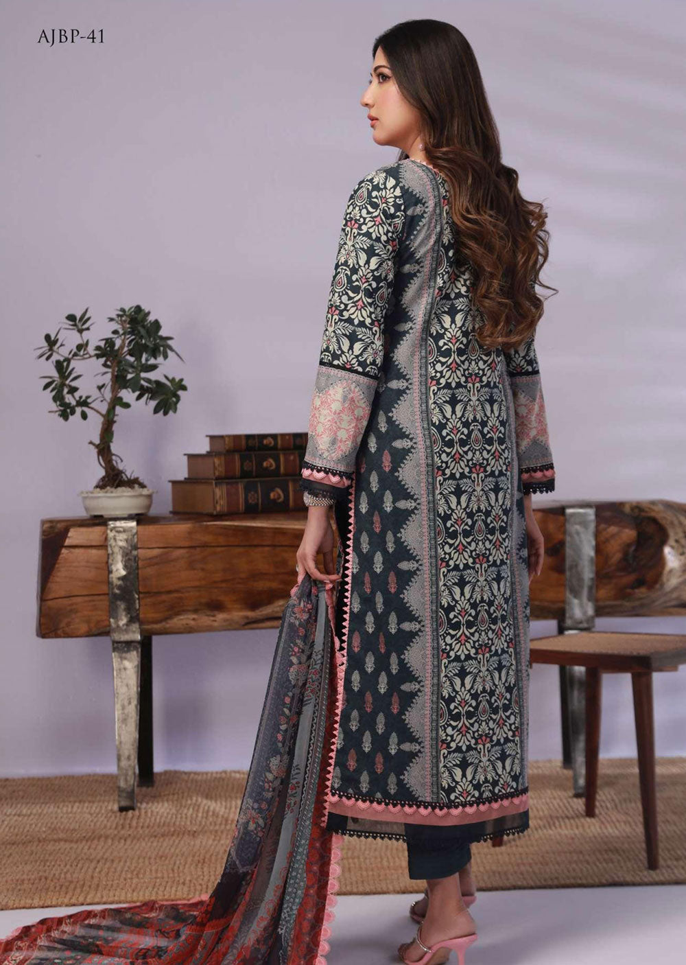 AJT-41-R - Readymade - Asim Jofa Prints Collection Vol 2 2023 - Memsaab Online