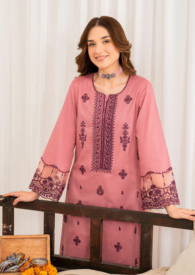 Suhanna - Readymade 3 Piece Garnet Suit - Memsaab Online