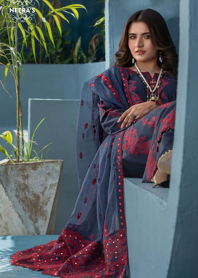 HSS-141 - Readymade Cotton Suit - Memsaab Online