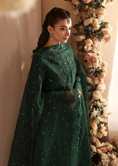 AKB-1541 - Emeraude - Unstitched - Aleia Luxury Formals by Akbar Aslam 2024 - Memsaab Online