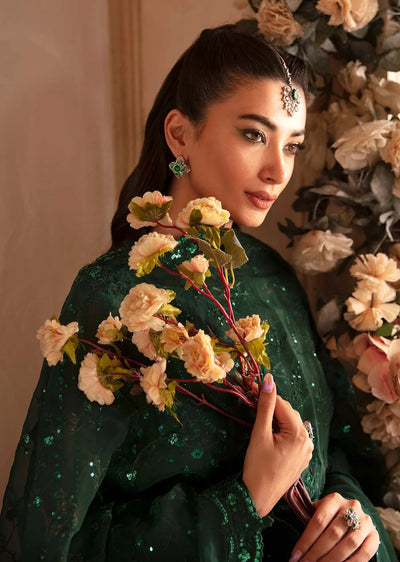 AKB-1541 - Emeraude - Unstitched - Aleia Luxury Formals by Akbar Aslam 2024 - Memsaab Online