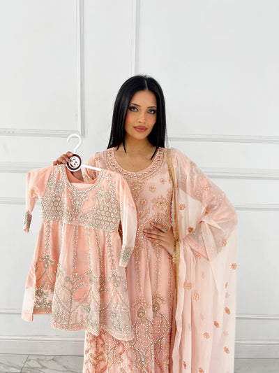Shaz1835 - Readymade - Chiffon - Mummy n Me Outfit - Memsaab Online