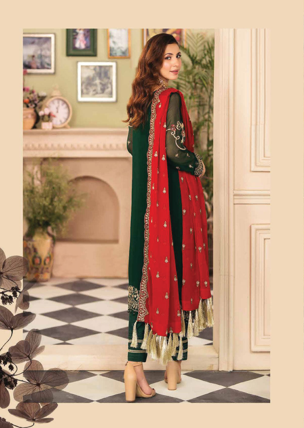 M-43 - Readymade - Baagh by Imrozia Premium Collection 2023 - Memsaab Online