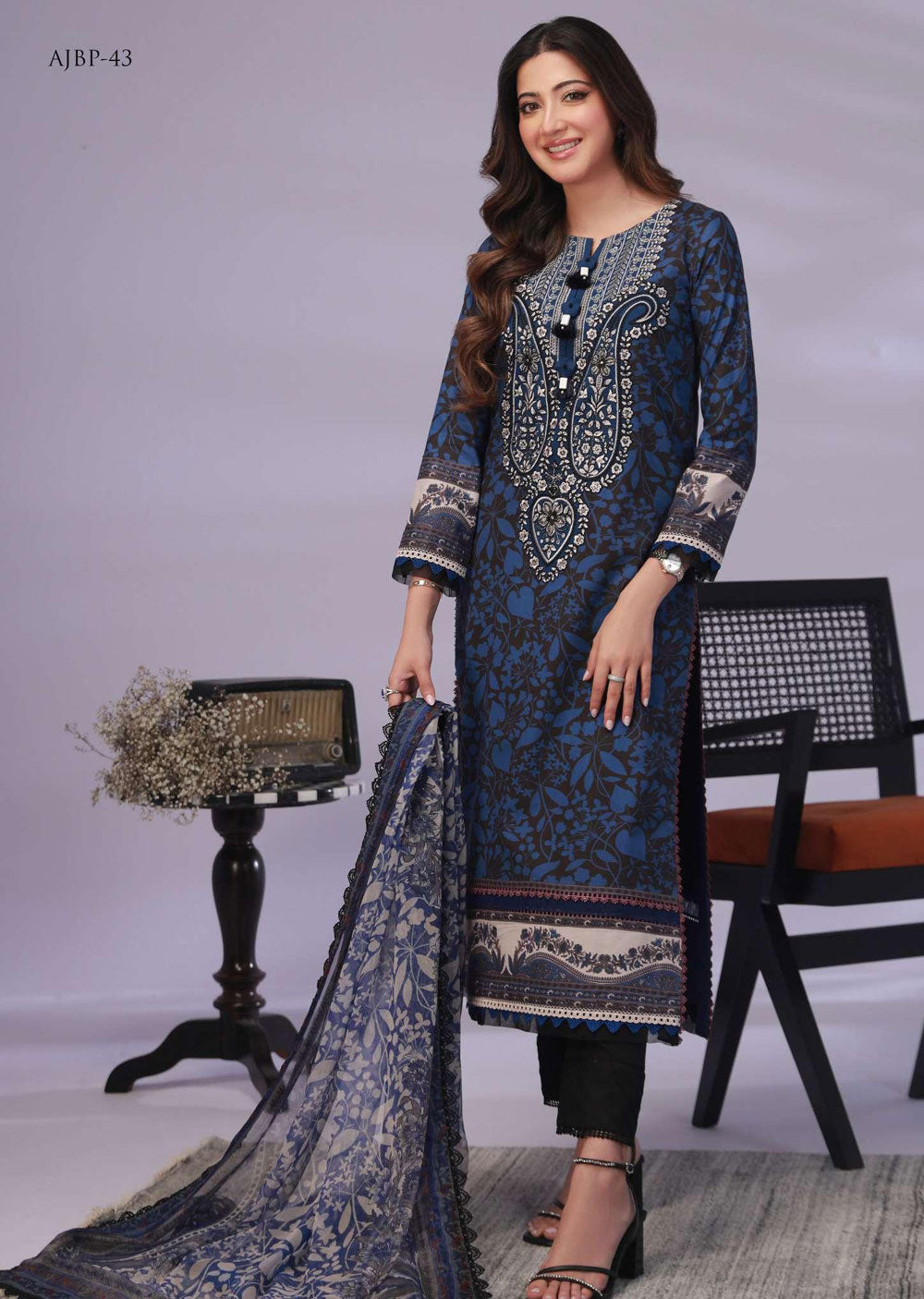 AJT-43-R - Readymade - Asim Jofa Prints Collection Vol 2 2023 - Memsaab Online