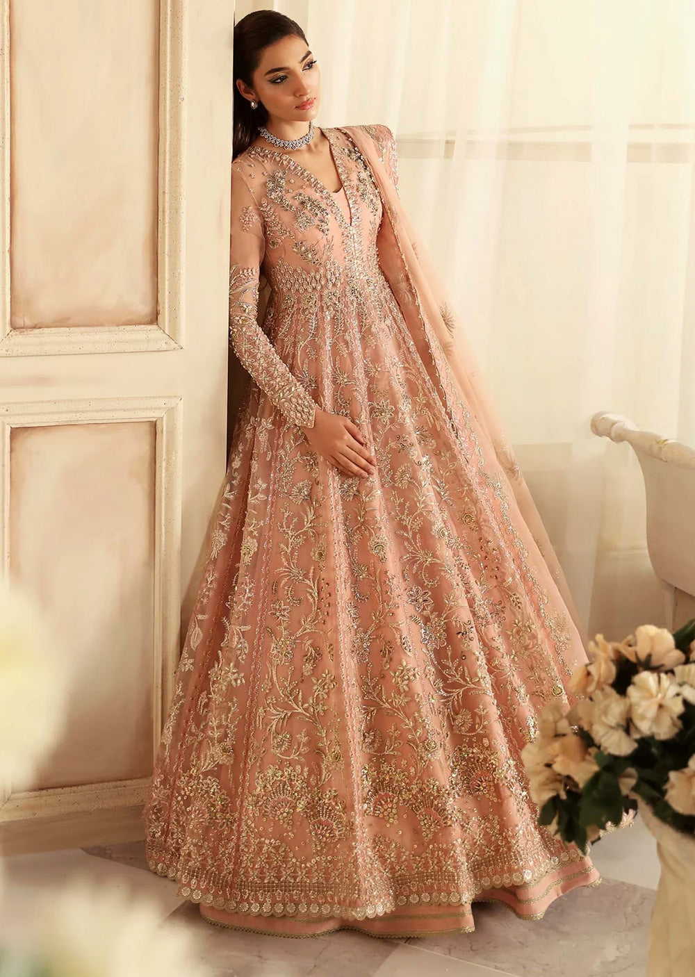 AKB-1543 - Sueno - Unstitched - Aleia Luxury Formals by Akbar Aslam 2024 - Memsaab Online