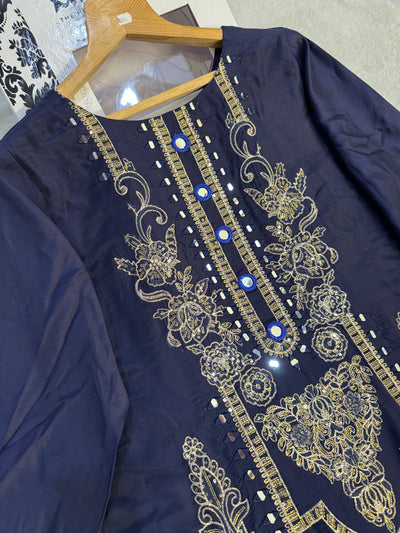 HRS155 - Heeras Readymade Viscose Suit - Memsaab Online