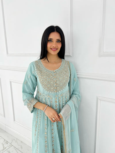 SHAZ1778 - Readymade - Chiffon - Mummy n Me Outfit - Memsaab Online
