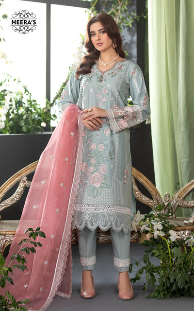HSS-330- Readymade Heeras Suit - Memsaab Online
