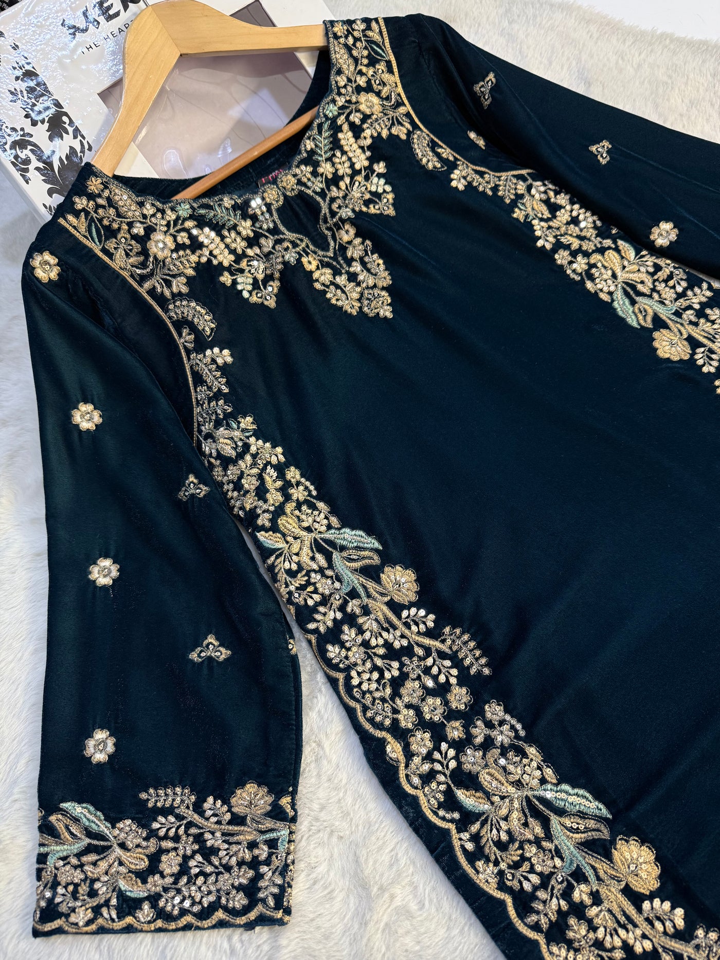 BPH-205 - Readymade Velvet Suit - Memsaab Online